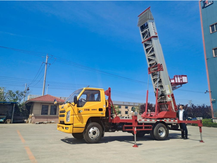 潜山常年租赁32米云梯车